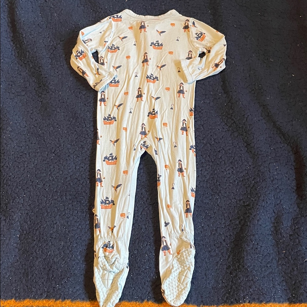 Kyte BABY Blue baby Footie - Picture 2 of 3
